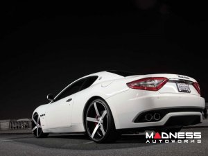Maserati GranTurismo Custom Wheels - VVS-CV3 by Vossen - Silver / Black Maserati GranTurismo Custom Wheels - VVS-CV3 by Vossen - Silver / Black